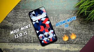 Most Stable and Perfect Miui Mint Rom for Redmi note 10