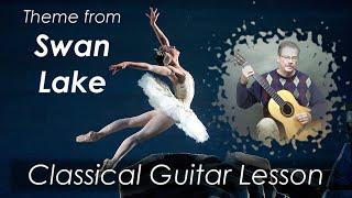 "Theme from Swan Lake" - Classical Guitar Lesson.