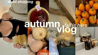 FALL IS HERE️ cozy autumn home vlog + fall decor shopping 2024 & seasonal recipes