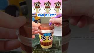 I Made a Cappuccino Assassino Sprunki OC | DIY Fold #shorts #sprunki