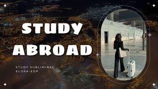 study abroad || du học || study subliminal || @elora_edp