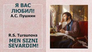 Sevgi haqida sherlar. Pushkin. Men sizni sevardim.