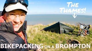 Brompton bikepacking adventure - camping on sea cliffs! Forget cancer! Yay! Chemo round 3