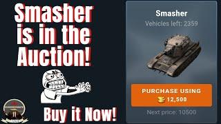 SMASHER IS IN THE BLITZ AUCTION! GET IT NOW IN WOTB!