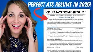 How To Write An Impressive ATS-Friendly Resume in 2025! A Guide To Applicant Tracking Systems!