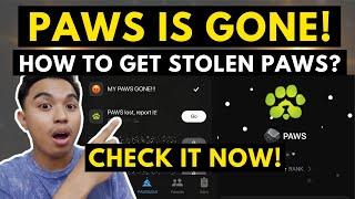 PAWS IS GONE! HOW TO GET STOLEN PAWS? PAWS BALANCE IS GONE AND CLAIM IT BACK NOW!