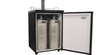 Full Size Triple Tap Kegerator with Digital Display- KC3000TRIP