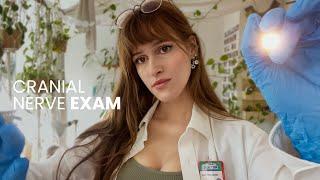 ASMR ‍️ Cranial Nerve Exam | doctor roleplay german