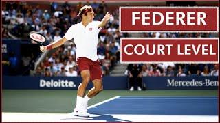 Roger Federer ● Court Level View Best Points