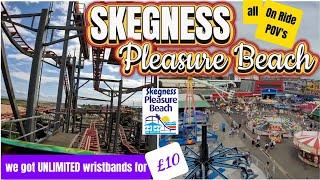 Skegness pleasure beach |SUPER CHEAP day out | ALL rides POV's | Best FREAK OUT ever!?