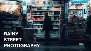 15 Minutes of RAINY POV Street Photography (SIGMA 85MM F/1.4)