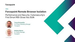 Forcepoint Remote Browser Isolation (RBI) Demo | Performance and Security