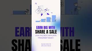  Earn Big with Share A Sale! Join the Best Affiliate Program Today! #shorts