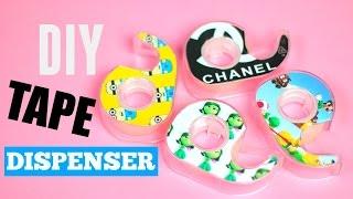 DIY Tape Dispensers for Back To School Supplies |Tumblr & Pinterest| cheap DIY 2015