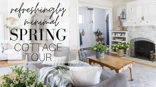 Refreshing and Minimal Spring Cottage Home Tour
