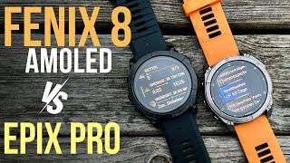 Garmin Fenix 8 Amoled vs Garmin Epix Pro: Welches Modell lohnt sich?