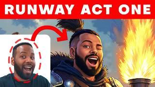 CREATE Your CHARACTER Animations in SECONDS!│Runway Act-One Tutorial