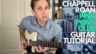 Pink Pony Club by Chappell Roan Guitar Tutorial (with Solo!) - Guitar Lessons with Stuart!