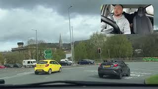 How to Navigate Orange street Roundabout in Halifax.