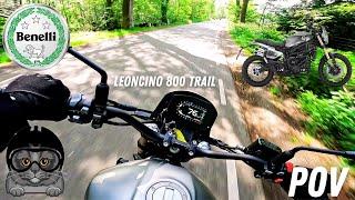 Benelli Leoncino 800 Trail | Brutal sound | POV