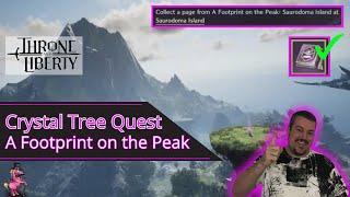 Crystal Tree Quest and A Footprint on the Peak Codex Page Saurodoma Island | Throne and Liberty