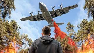 How the Air Force Uses C-130s to Fight Fires