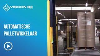 Automatische palletwikkelaar - automatic pallet ring wrapper - Kartonnage Joye Ronse