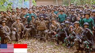 U.S. Marines during large-scale military exercises in Indonesia.