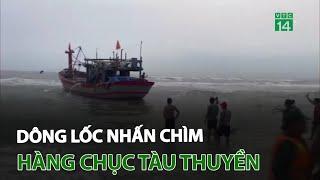 Dông lốc nhấn chìm hàng chục tàu thuyền, ba người mất tích | VTC14