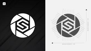 How to Design a Perfect S Monogram Logo in a Polygon | Step-by-Step Logo Tutorial