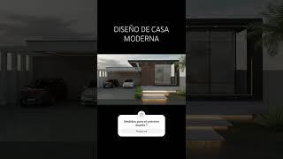 Casa moderna y lujosa #shorts #planos #house