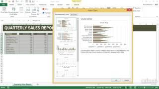 Inserting a Chart for Selected Data Only - Excel 2013 Level 2