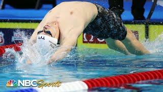 Hunter Armstrong repeats at 100 back National Champ in Indianapolis | NBC Sports