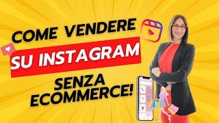 Come vendere su instagram senza ecommerce