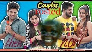 Couples|then vs now|sanjhalika vlog| b addicted