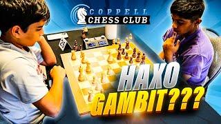 Surprising Opponent With HAXO GAMBIT Opening ~ Coppell Chess Club