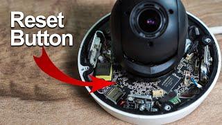 How to reset an IP camera back to factory settings