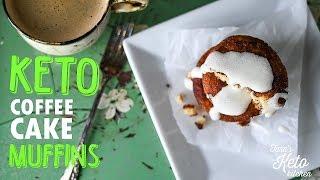 Keto Coffee Cake Muffins | Low Carb Coffee Cake Recipe from Tara's Keto Kitchen