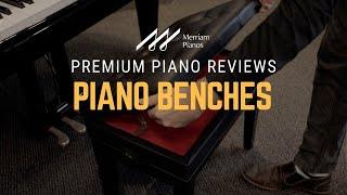 Piano Benches - Which Type Is Right For You? (Adjustable, Hard-Top, Padded, etc) 