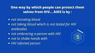 AIDS Cannot be Transmitted by MCQ - MCQTUBE