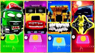 coffin dance - Truck Eater Zombie vs Truck Eater vs Dump Truck Eater vs Truck Eater FAW | tiles hop