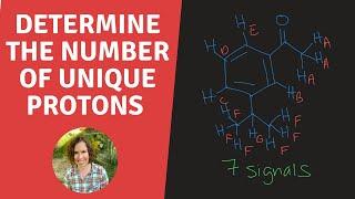 How to Predict the Number of Signals in a 1H NMR (O Chem)