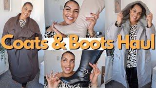 PLUS SIZE WINTER COAT AND EXTRA WIDE FIT BOOTS HAUL #PLUSSIZE #ASOS #SIMPLYBE