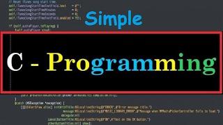 Simple C Program