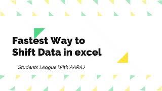 How to Move Columns in Excel without Copy Past (The Easiest Way) | BEST & FASTEST way Move Columns