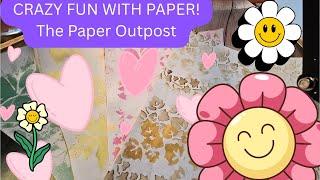 CRAZY FUN WITH PAPER! :) The  Paper Outpost! Beginner Friendly