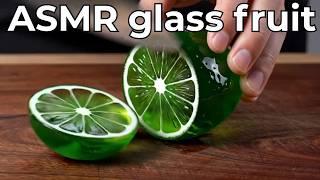 2-HOUR ASMR: AI Glass Fruit Cutting for Deep Sleep & Relaxation | Study Aid