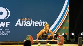 Lidia Valentin, 140 kg Clean & Jerk (Gold medal)