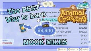 BEST Way to Earn Nook Miles - How to Earn Nook Miles FAST in Animal Crossing New Horizons