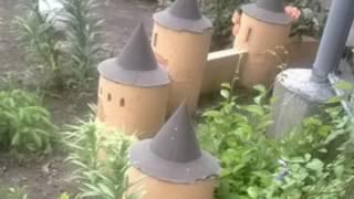 DIY The ancient castle of concrete/декоративный замок из бетона